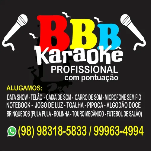 Alugamos karaokê profissional 
