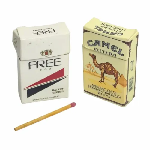2 Caixinhas de Fósf0ros Free e Camel - Raros Antigos<br>