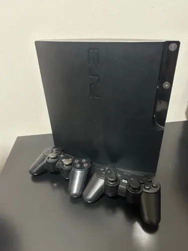 PS3 SLIM 500GB + JOGOS | ACEITO TROCA / PROPOSTA