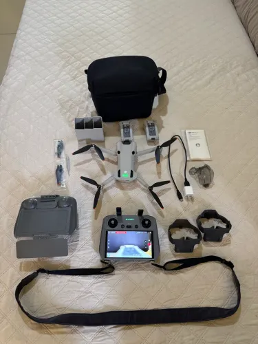 Fotos atualizadas, 07/09/2026: Drone DJI Mini 4 Pro (Kit Completo e Pouquíssimo Usado)