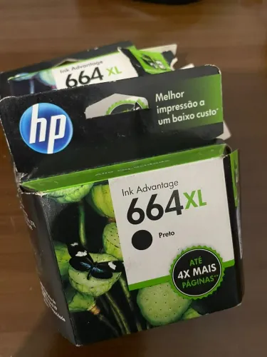 Cartucho HP 664 XL Preto Original Novo Lacrado