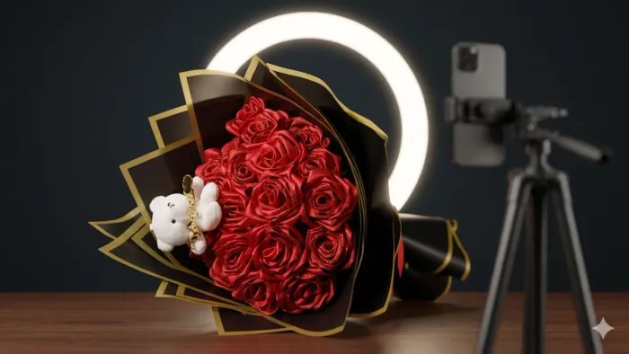 Buquê de rosas eternas 
