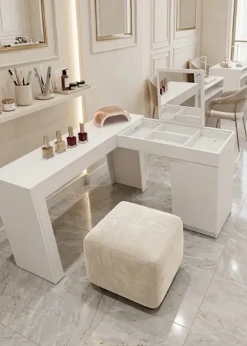 Mesa para Nail Designer em L