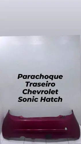 Parachoque traseiro Chevrolet sonic Hatch original 