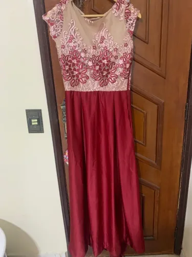 Vestido de Festa Longo Vermelho