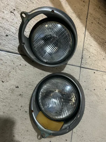 Par de faróis tremendão originais do fusca em ótimo estado