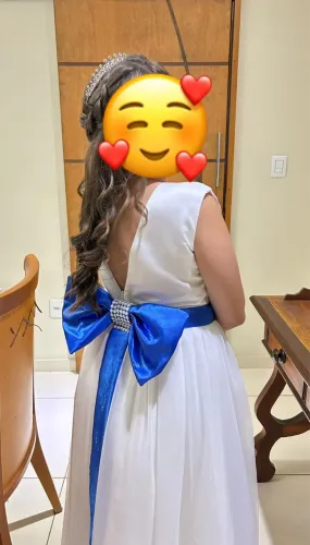 Vestido Daminha/Formatura