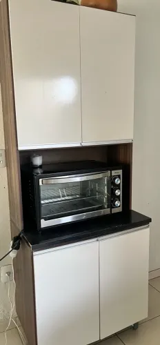 Torre quente + armário aéreo cozinha