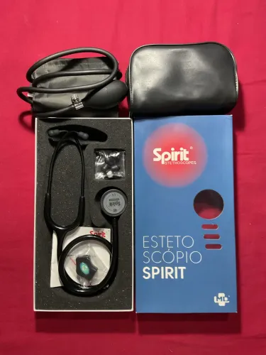 KIT ESTETOSCÓPIO SPIRIT + ESFIGMOMANÔMETRO PREMIUM
