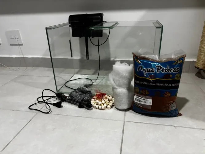Aquário 72l mais itens