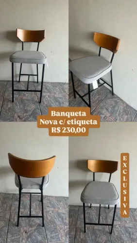 Banqueta peça única - leia o anúncio
