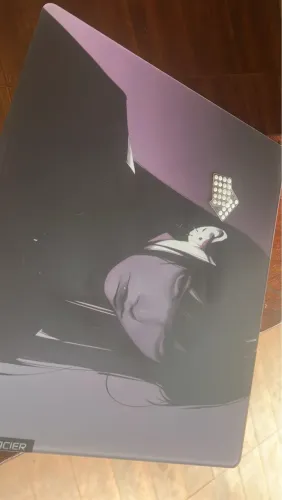 Mousepad de vidro temperado (titorion) + feet de vidro 
