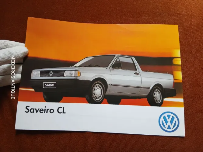 Rara ficha técnica SAVEIRO CL 1.6/1.8. PARA COLECIONADOR.