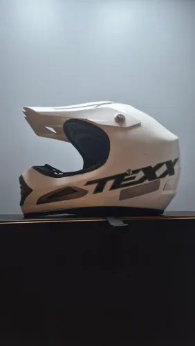 capacete motocross Texx Speed Mud branco tamanho 60