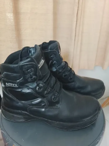 Coturno Couro Bota Arroyo Policia Militar Sola Amortecedor