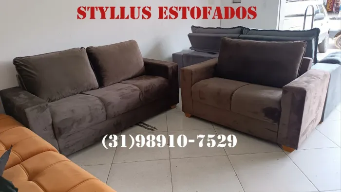 Sofá de 2 e 3 lugares novo