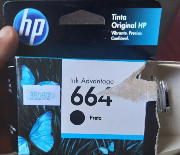 CARTUCHO HP 664 PRETO