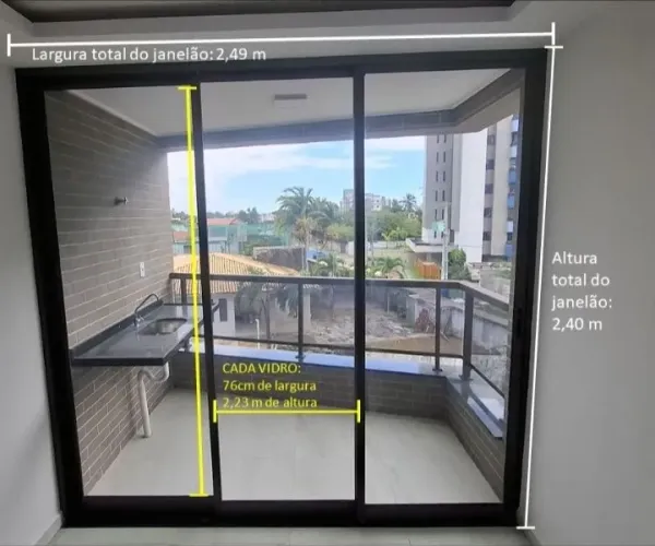 VENDE SE PORTA DE VIDRO