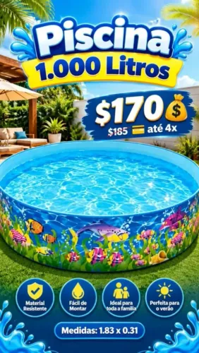 Piscina 1.000 litros