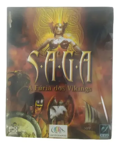 Big Box Jogo Para Pc Lacrado Saga: A Fúria Dos Vikings 1998