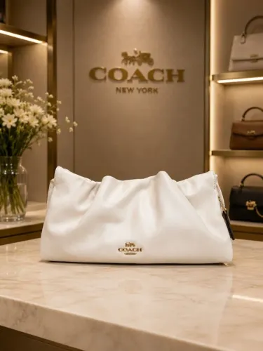 Bolsa Coach Faye Original - Branca | Nova com Etiqueta