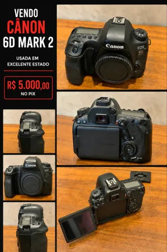Canon 6d mark II - Super conservada e revisada