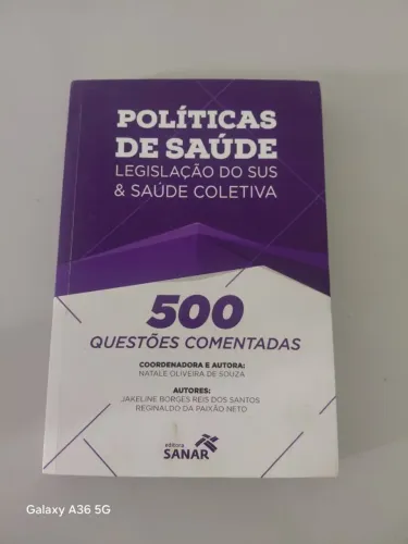 Livro: Políticas de saúde. Legislação do SUS e saúde coletiva