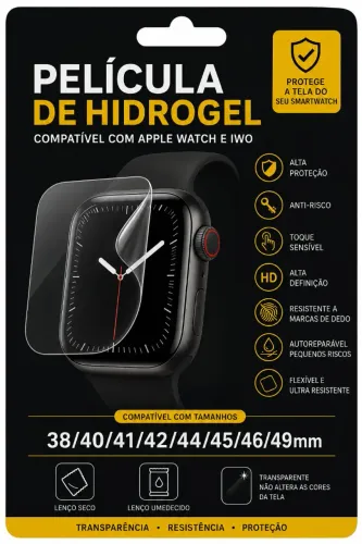 Película hidrogel smartwatch Apple Watch/IWO
