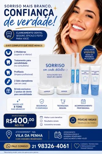 Clareamento dentário 