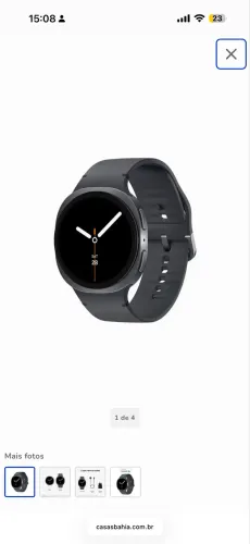 Samsung Galaxy Watch 8 com IA (aceito troca)