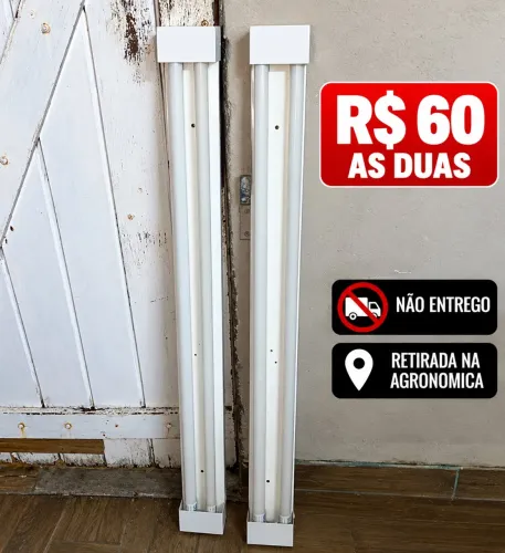 Duas lâmpadas fortes 
