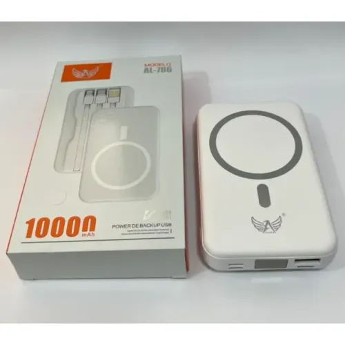 Power Bank Indução Portátil 10000mah Hmaston - R$ 124,99