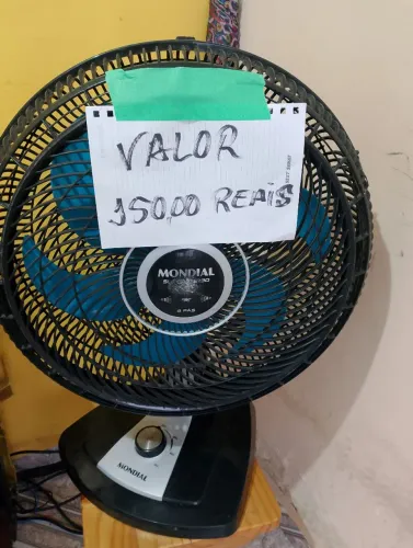 Ventilador mondial funcionando perfeitamente!
