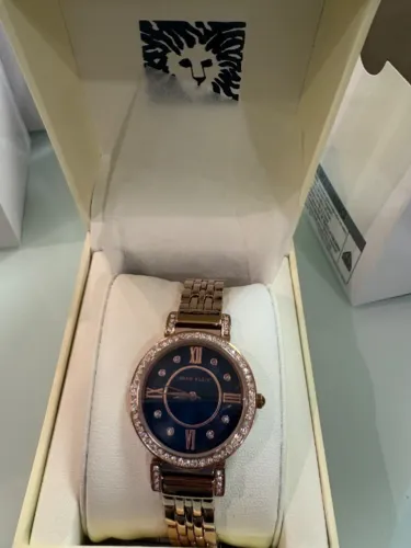 Relogio Anne Klein Gold