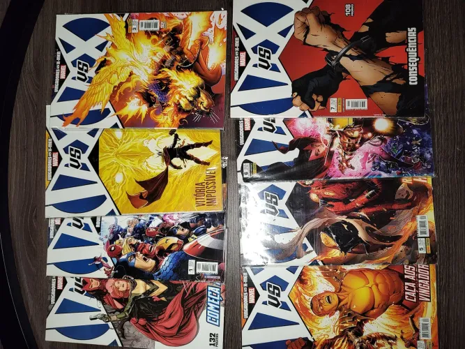 HQs Vingadores vs X-men