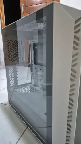 Gabinete Gamer Branco Coolermaster masterbox 520 mesh