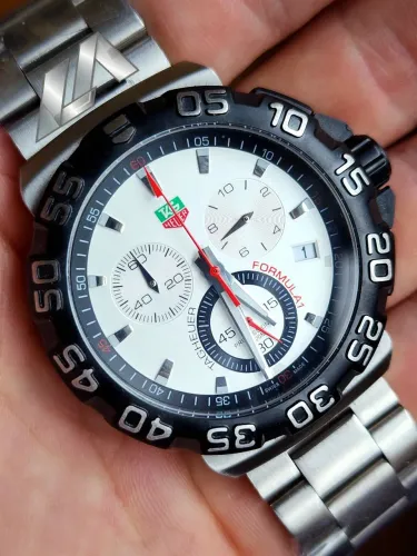 Relógio Tag Heuer Fórmula 1 Branco F1 Cronógrafo 