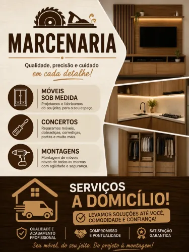 Serviços de marcenaria com preço justo
