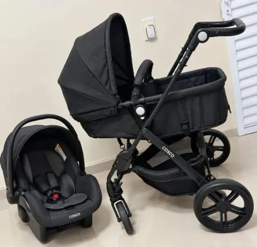 CARRINHO DE BEBÊ COSCO + BB CONFORTO