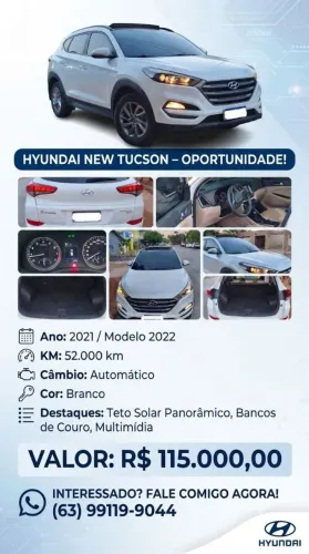 Hyundai Tucson GLS 1.6 Turbo 16V Aut. 2022