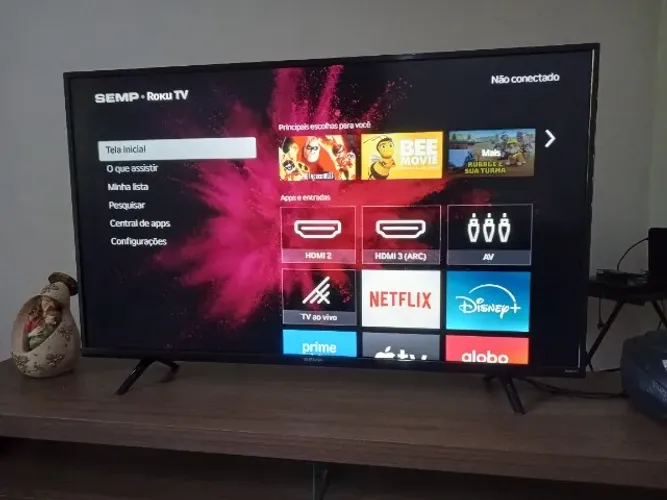 TV 43" SEMP FHD HDMI ROKU NOVISSIMA