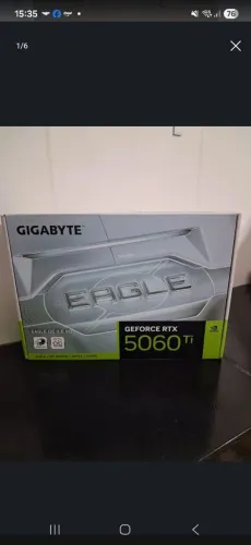 Placa de vídeo Gigabyte Eagle oc Ice 8gb Geforce Rttx5060  nova na caixa.