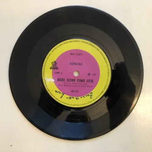Adriana: Deixe Estar Como Está (1971) Disco Vinil Compacto