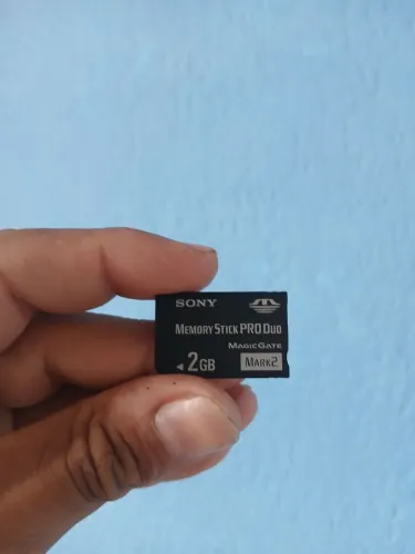Cartão de memória memory stick pro duo 2 gb