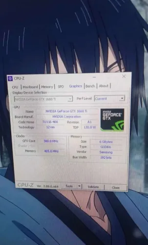 GTX 1660 TI 6GB GEFORCE