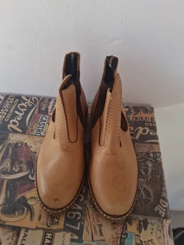 Sapato social e Bota de couro 
