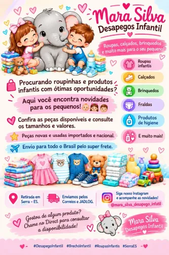 Brechó infantil Mara Silva Jacaraípe Serra ES.