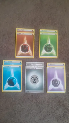 Lote de 10 cartas Pokémon de ENERGIA 