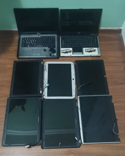 LOTE 6 TELAS NOTEBOOK+ 2 NOTEBOOKS