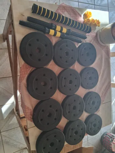 Kit Halteres 2 em 1 total 20kg